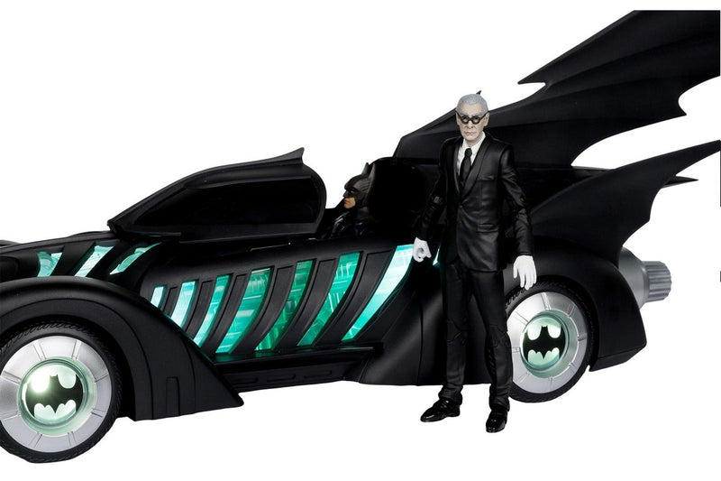 DC Multiverse: Vehicles - Batmobile And Alfred (Batman Forever)