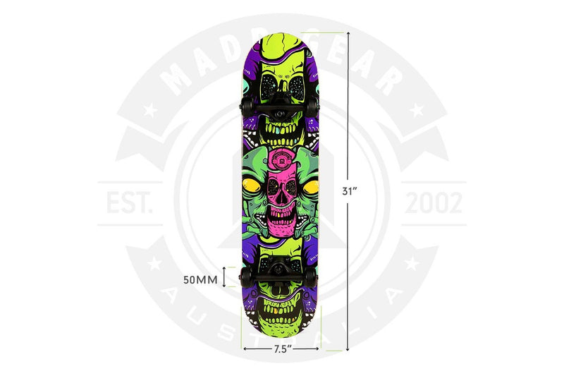 Madd Gear 31" Skateboard - Torn Invader