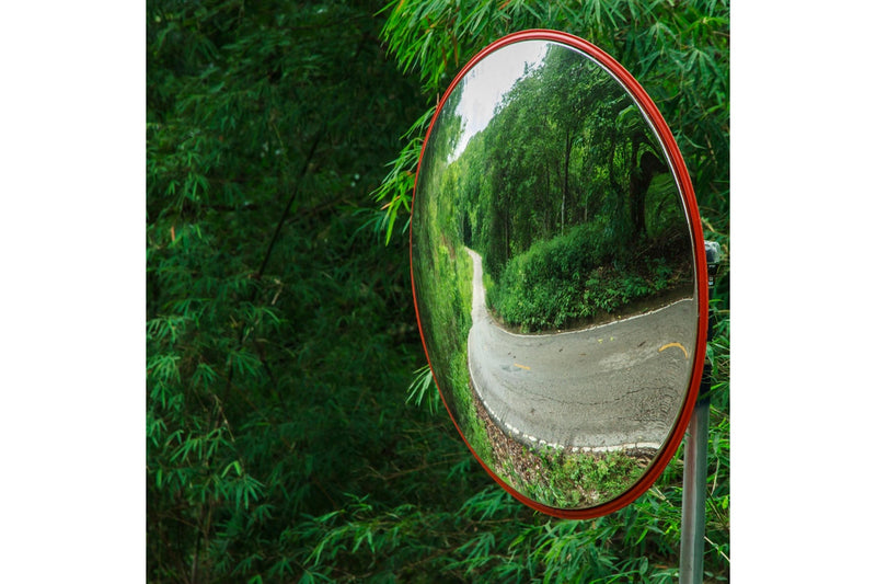 60cm Wide Angle Security Curved Convex Road Safety Mirror Traffic Driveway