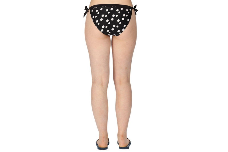 Regatta Womens/Ladies Flavia Polka Dot Bikini Bottoms (Black/White) (10 UK)