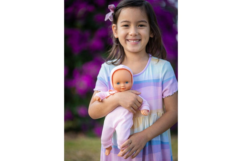 Djeco Lila Rose Pomea 32cm Soft Body Doll Kids Children Pretend Play Toy 18m+