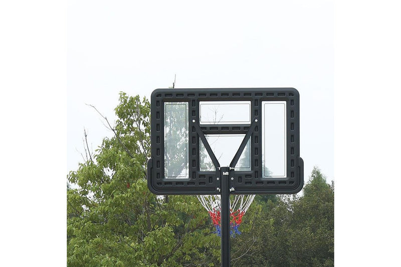 Fitness Master 3.05m Adjustable Portable Basketball Stand Sport Hoop Net Ring Rim