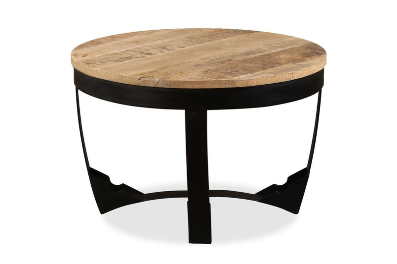 Coffee Table Solid Rough Mango Wood 60x40 cm vidaXL