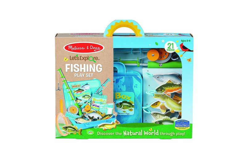 Melissa & Doug Let's Explore Fishing Play Set Kids Childrens Play Toy 3+