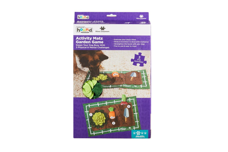 Outward Hound: Activity Matz Garden Game, Dog Puzzle Mat - Multicolored