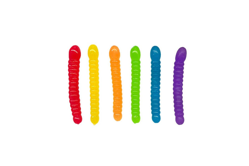 4x Bensons Stretchy Worms Kids Childrens Novelty Sensory Fidget Toy 6y+ Asstd