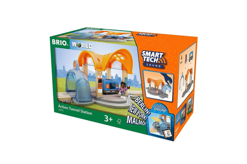 Brio Smart Tech Action Tunnel Station Kids Childrens Pretend Play Toy Set 3y+