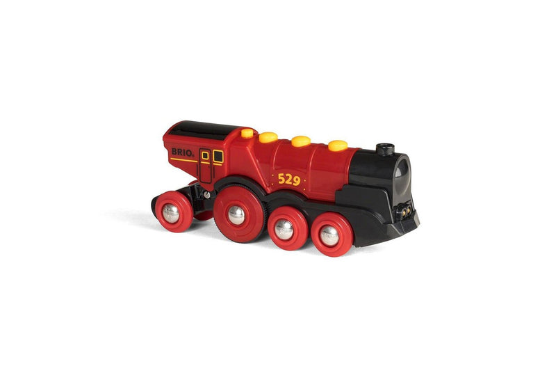 Brio Mighty Red Action Locomotive Childrens Interactive Pretend Play Toy 3+