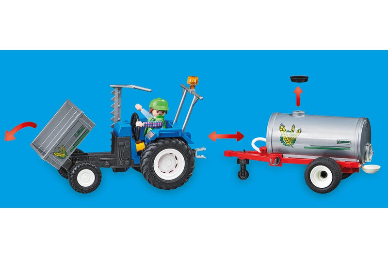 Playmobil: Country - Loading Tractor with Water Tank (70367)