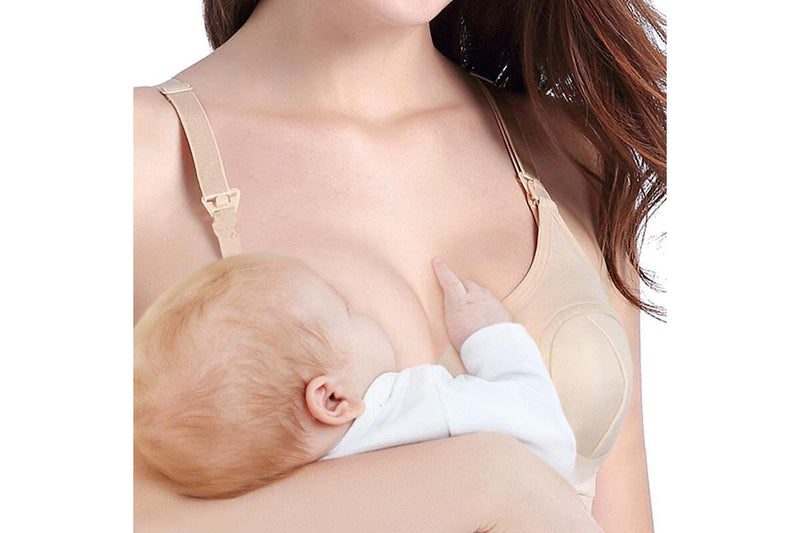 Haakaa: Hands-Free Pumping & Nursing Bra - Peach (XL)