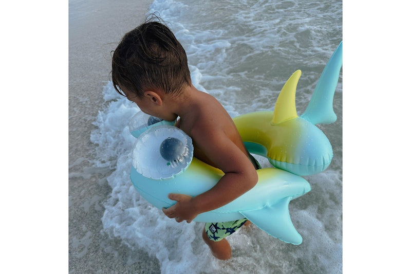 Sunnylife: Kids Tube Pool Ring - Salty The Shark Multi