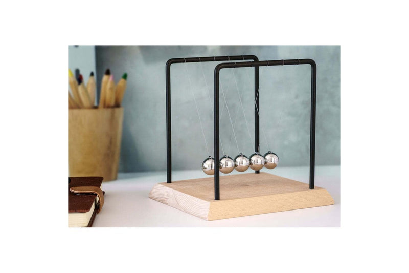 Geek Culture Newton's Cradle Balls Science Toy Home Office Desk Accessory 18cm