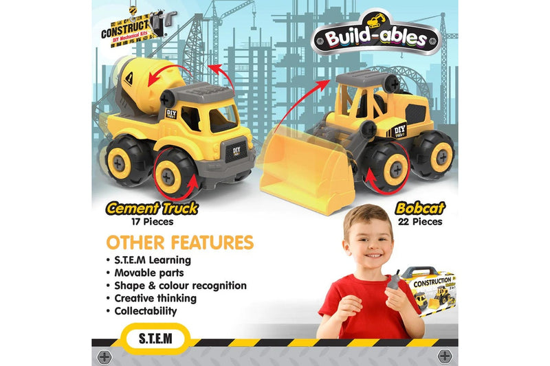 Build-ables: Construction - 2-in-1 Vehicle Playset