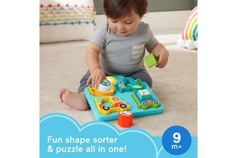 Fisher-Price: Shapes & Sounds Vehicle Puzzle