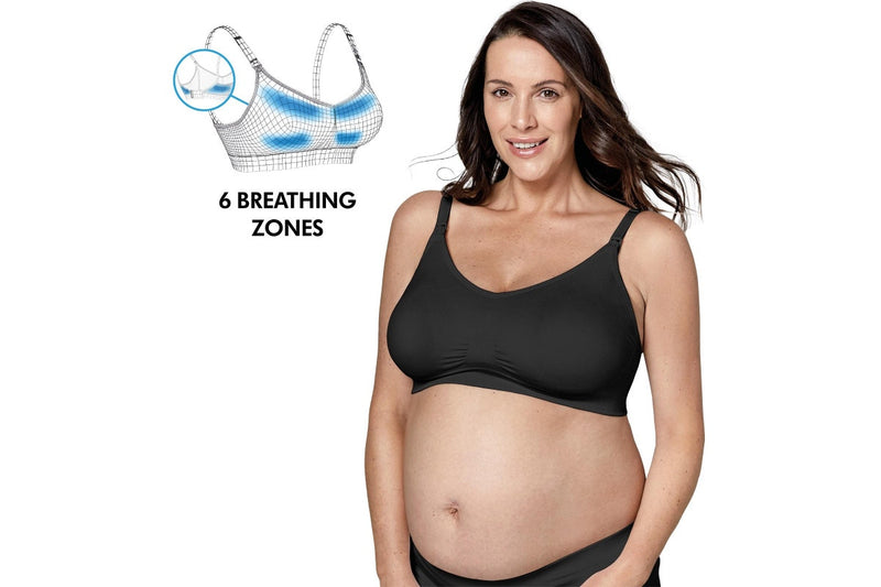 Medela: Keep Cool Ultra Maternity/Nursing Bra - Black (Large)