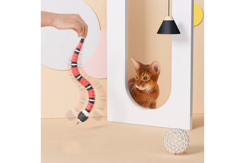 Smart Sensing Interactive Automatic Electronic Snake Cat Toys