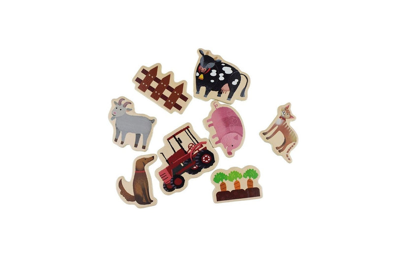 30pc Koala Dream Fridge Friends Magnetic Farmyard Animals Baby Learning Toy 3+