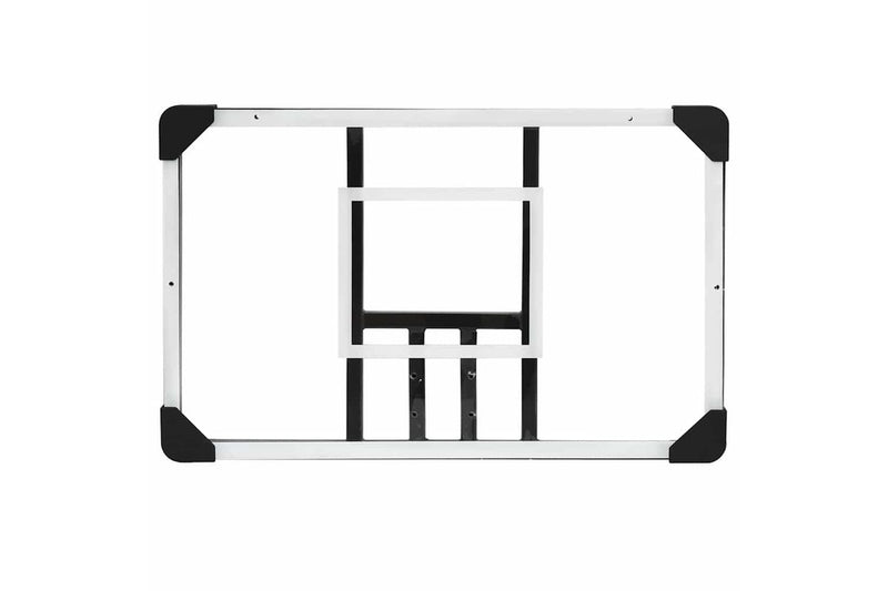 Basketball Backboard Transparent 71x45x2.5 cm Polycarbonate vidaXL