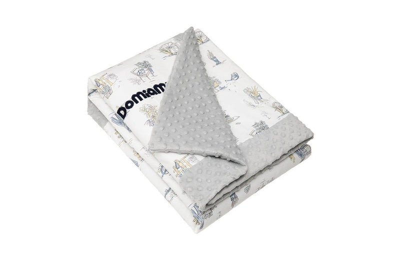 Thick Padded Minky Cotton Kids Blanket - 2.5 tog Wildflower Boquet