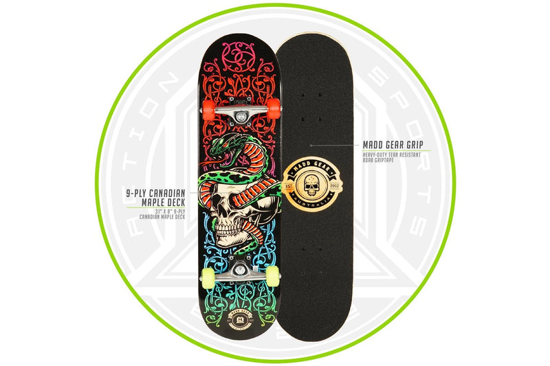 Madd Gear 31" Skateboard - Snake Pit