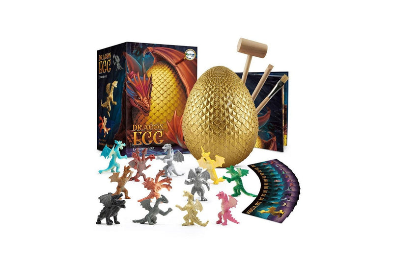 Kaper Kidz Dragon Egg - Large Dig Excavation Kit Kids Childrens Toy 6Y+