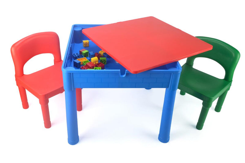 Zoink: Kids Square 3-in-1 Activity Table With 2 Chairs (Primary)