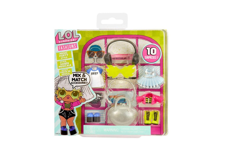 L.O.L. Surprise! Fashion Mermaid Princess Style & Music Party Styling Toy Set 4+