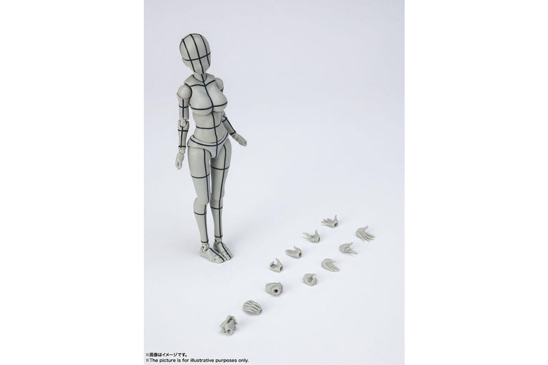 Body-Chan (Kentaro Yabuki Wireframe Gray) - S.H.Figuarts Figure