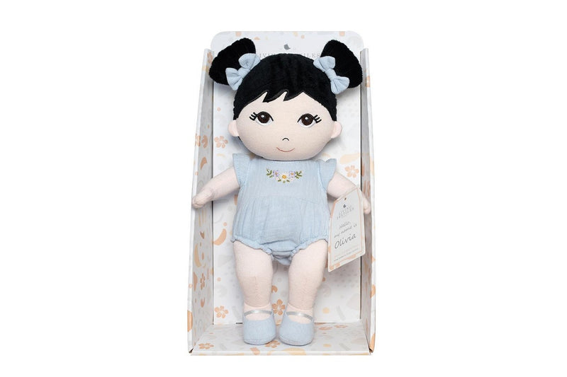 Living Textiles 31cm Olivia Cotton My First Soft Doll Baby Infant Toddler Toy 0+