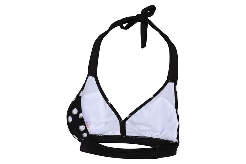 Regatta Womens/Ladies Flavia Polka Dot Bikini Top (Black/White) (16 UK)