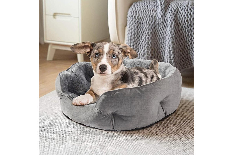 PETSWOL Cozy Pet Bed - Grey