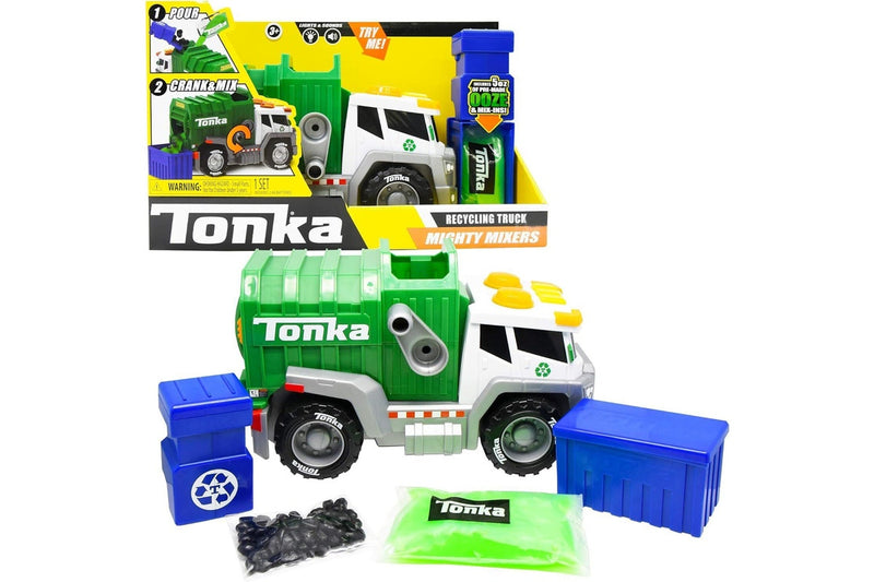 Tonka Mighty Mixers Recycling Toy Truck