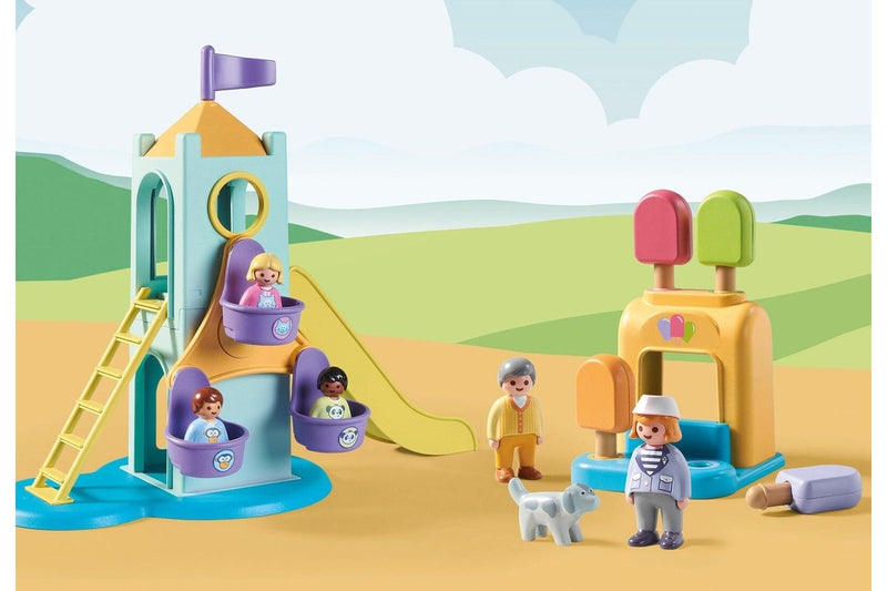 Playmobil: 1.2.3 Adventure Tower with Ice cream Booth (71326)