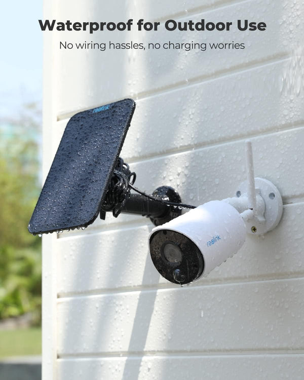 Reolink Wireless Security Camera Outdoor Rechargeable Solar Battery Powered