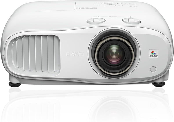 Epson EH-TW7100 3LCD, 4K PRO-UHD, 3000 Lumens, 500 Inch Display, Wide Lens Shift Range, Home Cinema, Streaming and Gaming Projector - White