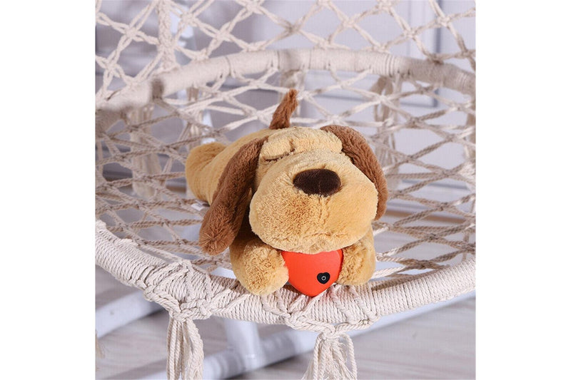 Costcom Puppy Cat Toy Heartbeat Soft Plush Sleeping Buddy Pet Dog Anxiety Behavioral Aid