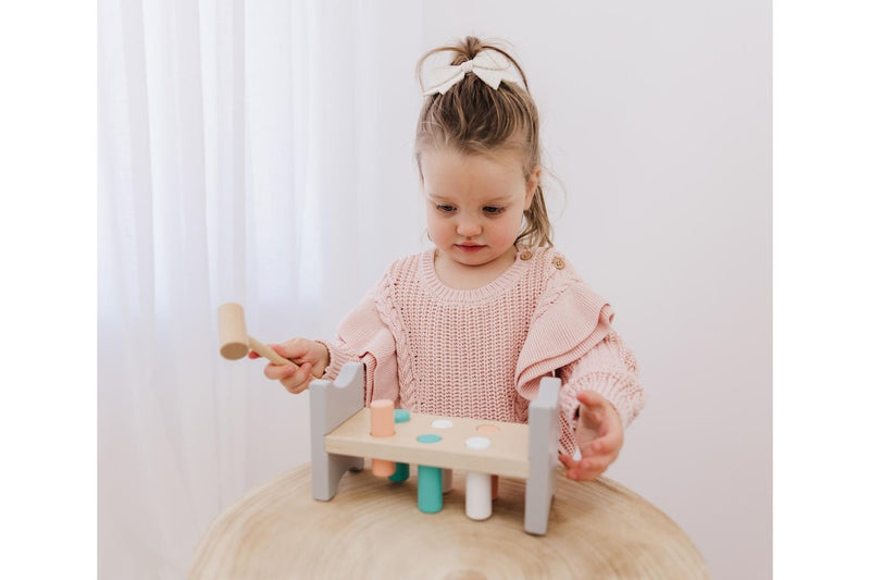 Bubble: Wooden Hammer Bench