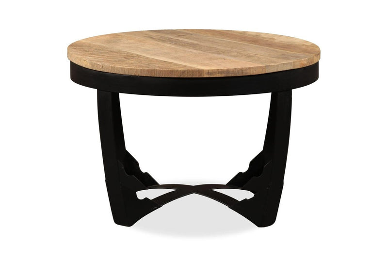 Coffee Table Solid Rough Mango Wood 60x40 cm vidaXL