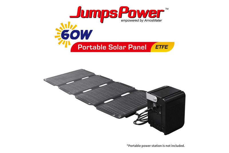 60W Solar Panel Portable Charger JumpsPower Power Generator Foldable