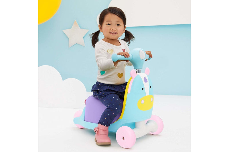 Skip Hop: Zoo Ride On 3 In 1 Scooter - Unicorn