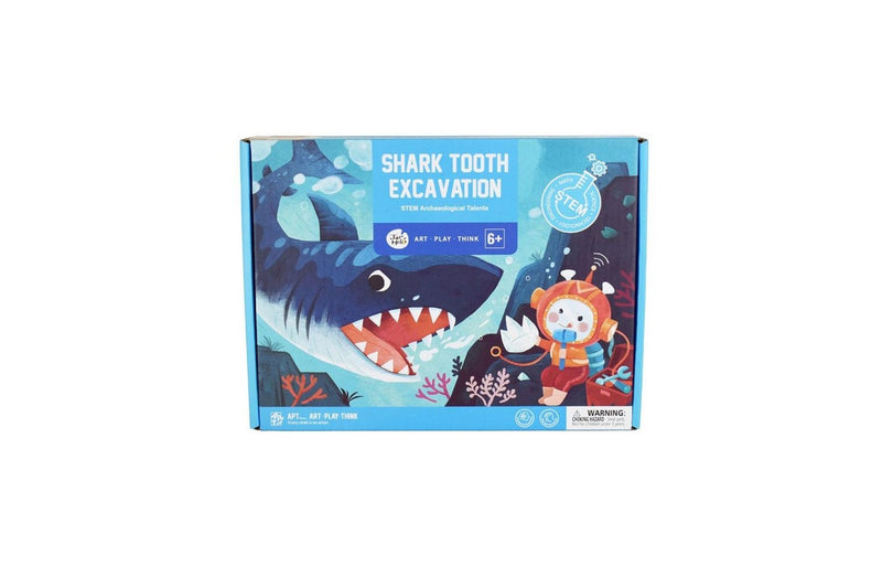 Jarmelo Fossils Excavation Kit Shark Digging Fun Activity Play Set Game Toy 6+