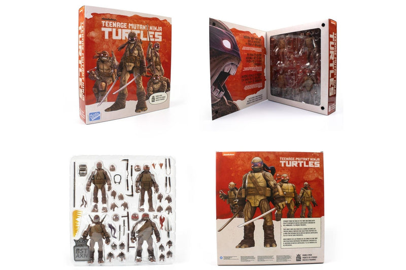 TMNT: BST AXN: Zombie Turtles (Wave 1) - 5" Action figure Set