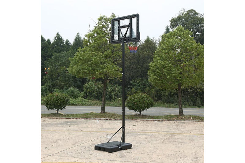 Fitness Master 3.05m Adjustable Portable Basketball Stand Sport Hoop Net Ring Rim