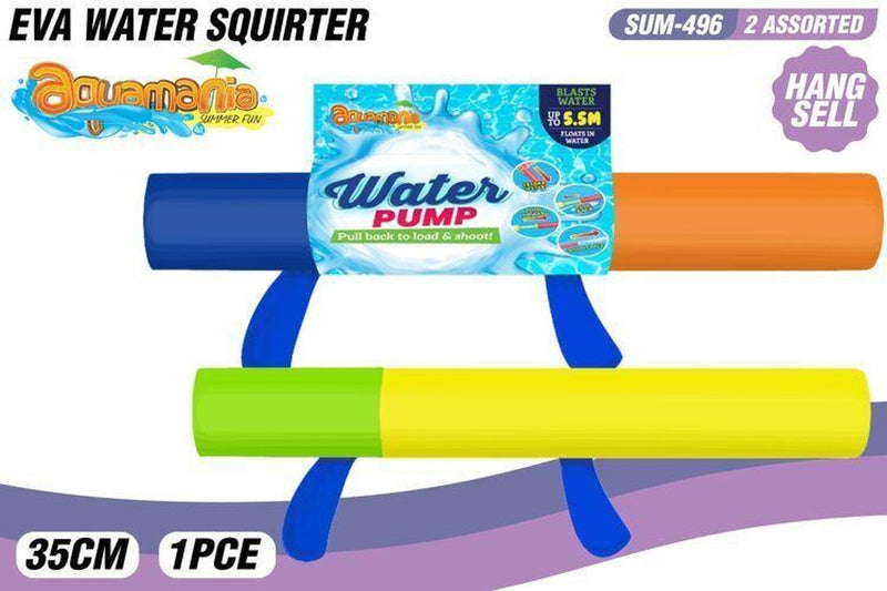 Ozstock EVA Water Squirter 34x5cm with Handle Assorted Colour Randomly Picked 1 PCS