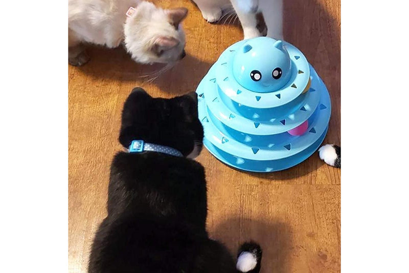 Three-Layer Dribbling Cat Carousel (assorted)