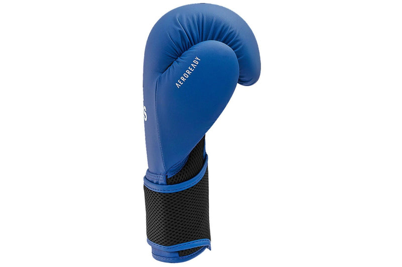 Adidas Hybrid 25 Boxing Gloves - Blue / White - 14oz