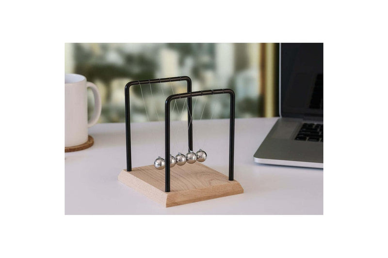 Geek Culture Newton's Cradle Balls Science Toy Home Office Desk Accessory 14cm