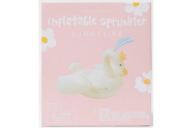 Sunnylife: Inflatable Sprinkler - Princess Swan Multi