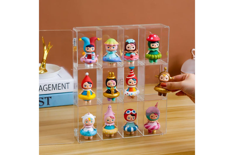 Acrylic Action Figure Display Case (12 Compartments)