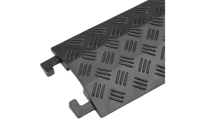 Cable Protector Ramps 2 pcs 98.5 cm Black vidaXL